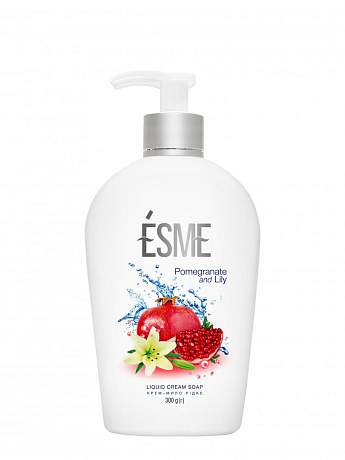 Крем-мыло жидкое для рук ТМ "ESME" 300г (Гранат и лилия)