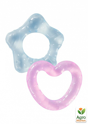 Зубне кільце охолоджувальне Baby-Nova "Серце і Зірка"