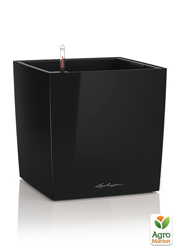 Умный вазон с автополивом Lechuza Cube Premium 30, черный (16469)