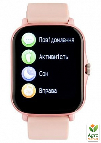 Рожевий розумний годинник Gelius Pro GP-SW003 (Amazwatch GT2 Lite) - фото 3