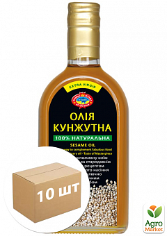 Олія кунжутна ТМ "Агросільпром" 350мл упаковка 10шт9