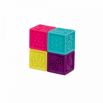 Розвиваючі силіконові кубики - ПОРАХУЙМО! (10 кубиків,  в сумочці, м'які кольори) - фото 2