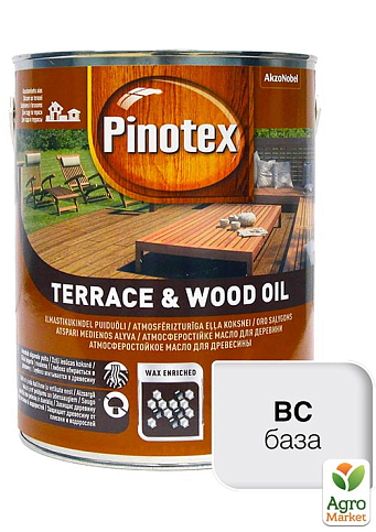 Олія для обробки дерева Pinotex Terrace & Wood Oil Безбарвний 3 л