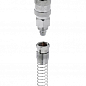 Быстроразъемное соединение с пружиной для спиральных и прямых шлангов 8х12 мм INTERTOOL PT-1832