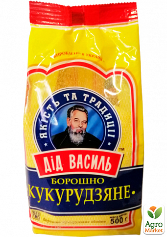 Мука кукурузная ТМ "Дед Василий" 500г упаковка 10 шт - фото 3