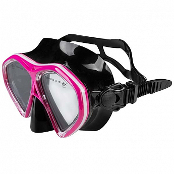 Набір для плавання маска та трубка Dolvor 289PVC рожевий SKL83-282736 - фото 3