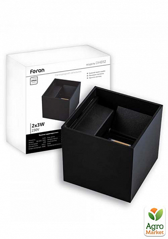 Архитектурный светильник Feron DH012 черный (11870)