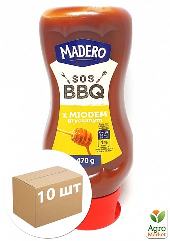 Соус з гречаним медом ТМ "Madero" 470г упаковка 10шт