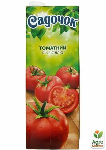 Сік томатний (з сіллю) ТМ "Садочок" 1,45л упаковка 8шт - фото 2