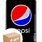 Газований напій Black (залізна банка) ТМ "Pepsi" 0,33 л (4 шт)