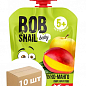 Пюре фруктовое Яблоко-манго Bob Snail Равлик Боб, пауч 90г уп 10 шт