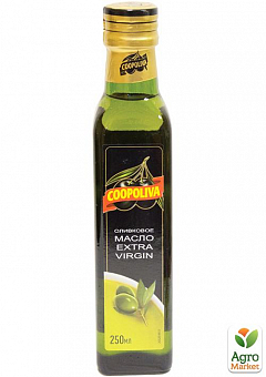 Олія оливкова нерафінована Extra Virgin (скло) ТМ "Купалива" 250 мл1