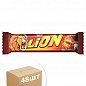 Батончик шоколадний Lion ТМ "Nestle" (карамель с пластівцями) 40г упаковка 48шт