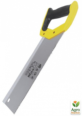 Ножовка пасовочная MASTERTOOL 12TPI MAX CUT 300 мм закаленный зуб 3D заточка полированная 14-2703