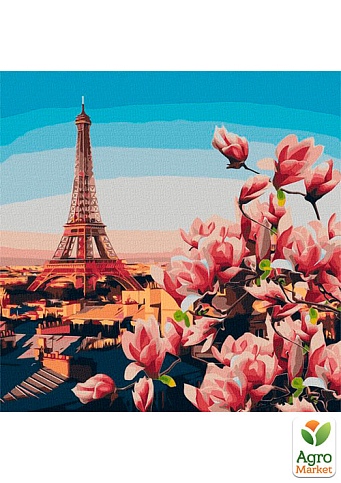 Картина по номерам - Парижские магнолии Идейка KHO3601