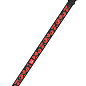 Ошейник WAUDOG Design с рисунком "Маки", премиум кожа, металлическая пряжка (ширина 20 мм, длина 30-39 см) черный (0020-0094-01) купить