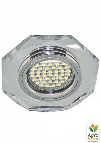 Встраиваемый светильник Feron 8020-2 с LED подсветкой (28488)