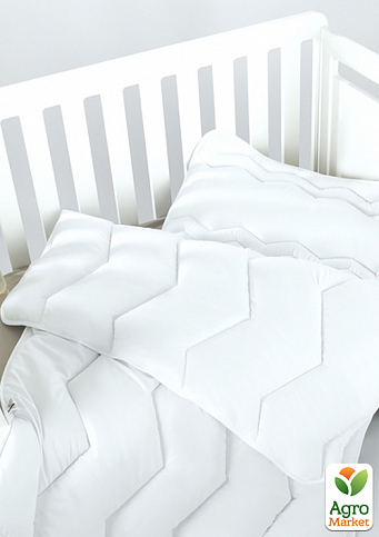 Одеяло в кроватку Comfort ТM PAPAELLA 100х135 см зигзаг/белый 8-8723*005 - фото 2