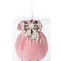 Ялинкова Куля З Срібним Бантом "Рожева Перлина" 8 см (085-004) купить