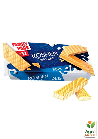Вафлі (молочний) ВКФ ТМ "Roshen" 216г упаковка 16 шт - фото 2