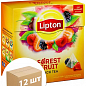 Чай чорний Forest fruit ТМ "Lipton" 20 пакетиків по 1.7г упаковка 12 шт