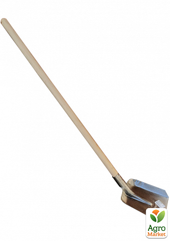 Лопата совковая (молотковое покрытие) с черенком (8655)