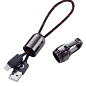 Кабель Troika зарядка + карабин, USB (CBL26/GM) купить