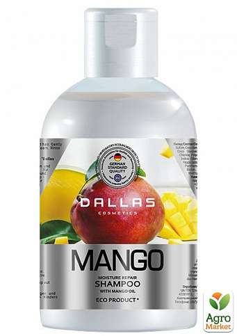 DALLAS MANGO Шампунь живильний з олією манго, 500 г