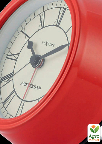 Часы настольные "Small Amsterdam Red" ø11 см (5199ro) - фото 3