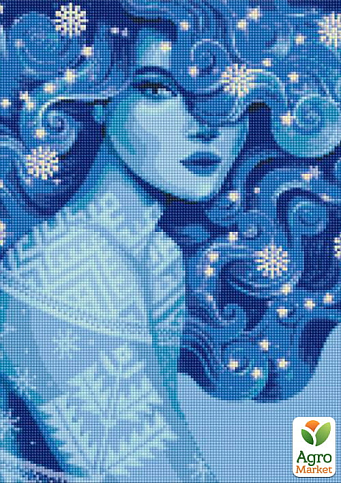 Алмазна мозаїка - Холодна краса Ідейка AMO7452