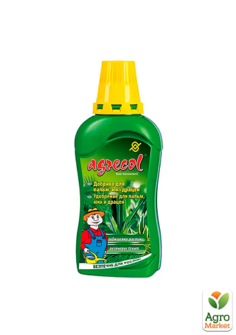 Добриво (рідке) для пальм, юк і драцен 6-4-5 ТМ "Agrecol" 350мл
