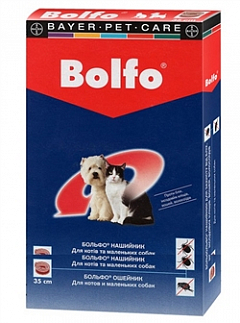 Средства от блох и клещей Байер Больфо Ошейник 35 см для кошек и мелких собак (0352200)2