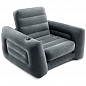 Надувное кресло, черное ТМ "Intex" (66551)