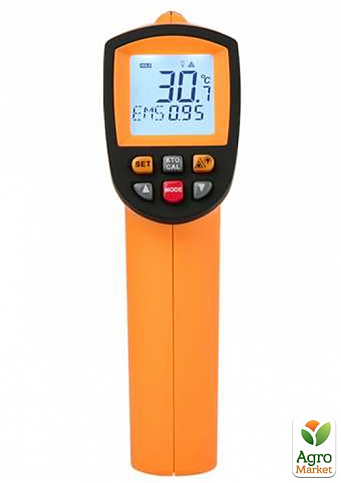 Бесконтактный инфракрасный термометр (пирометр)  -50-750°C, 12:1, EMS=0,1-1  BENETECH GM700 - фото 4