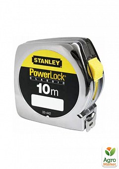 Рулетка вимірювальна STANLEY "Powerlock®", 10мх25мм, в пластмасовому корпусі. 0-33-442 ТМ STANLEY2