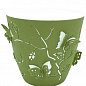 Горщик для квітів 3D NO:4, 5,3 л темно-зелений, 22х20,5 см Alyaplastik (10367)