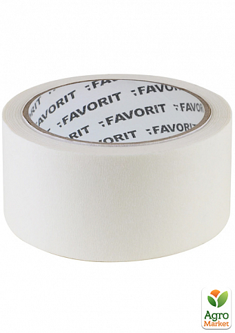 Стрічка клейка паперова для вікон 48 мм х 20 м TM «Favorit» 10-258