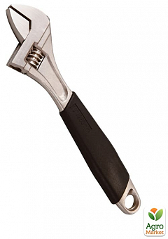 Ключ розвідний 200 мм, 0-25 мм з обрезиненной ручкою ТМ MASTER TOOL 76-01222