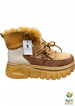 Жіночі зимові черевики Violeta Wonex DSO20-897 36 22,5см Коричневі1
