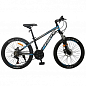 Велосипед FORTE FIGHTER розмір рами 13" розмір коліс 24" дюйма чорно-синій (117097)