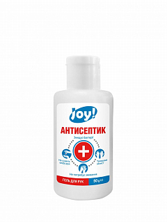 Гель для чистки рук и кожи с антисептическим эффектом ТМ «Joy!» 50 г1