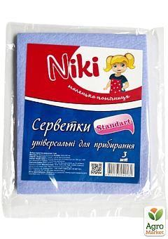 Салфетка универсальная Standart ТМ "Niki" упаковка 3 шт1