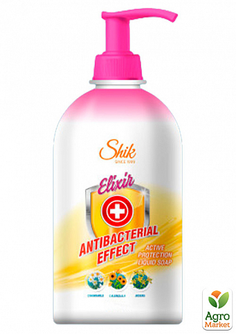 Мыло жидкое Shik Elixir Antibacterial Effect Активная защита 500 мл 