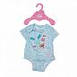 Одежда для куклы BABY BORN - БОДИ S2 (голубое) цена