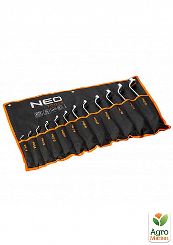 Ключи накидные изогнутые, 6 - 22 мм, 8 шт. ТМ NEO Tools 84-233