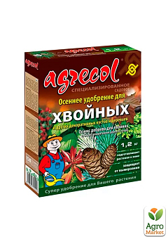 Осеннее удобрение для хвойных растений 0-0-25 ТМ "Agrecol" 1.2кг2