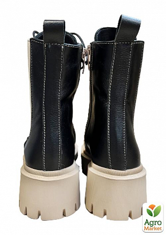 Жіночі черевики зимові Amir DSO2235 40 25,5см Чорний/Беж - фото 5