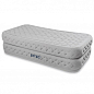 Надувне ліжко з вбудованим електронасосом, односпальне, сіре ТМ "Intex" (64488)