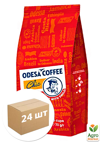 Кава розчинна Шик ТМ "Одеська кава" в пакеті 70г упаковка 24шт