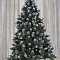 Новогодняя елка искусственная "Сказка Заснеженная" высота 120см (пышная, зеленая) Праздничная красавица!